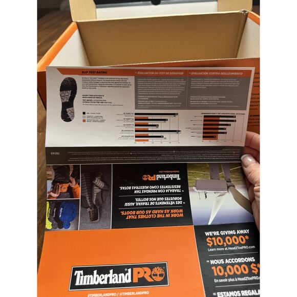 Timberland PRO Radius Shoes Womens Size 5.5M Gray Composite Safety Toe Work - Picture 14 of 14